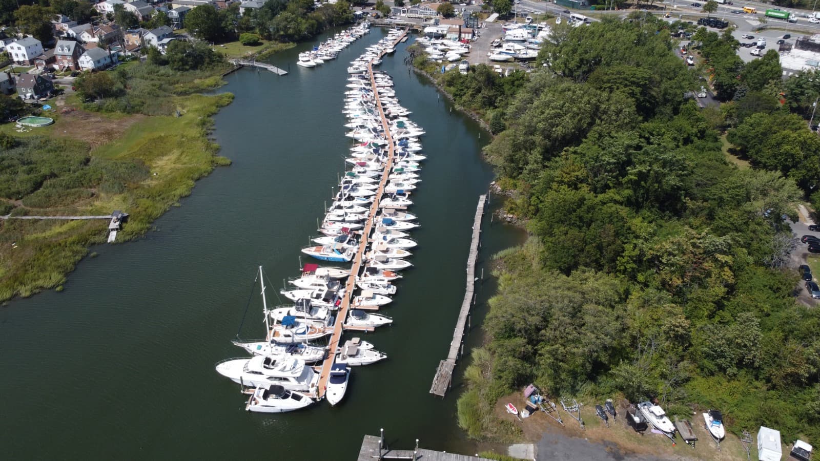 Bronx Marina aerial view