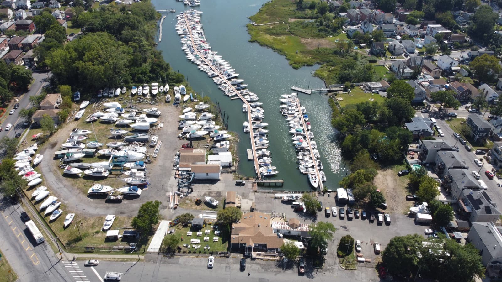 Bronx Marina aerial view